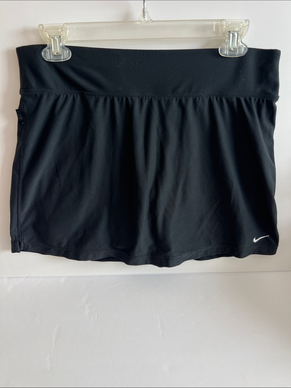 Nike Dri-FIT Black Athletic Tennis Skort with Subtle Swoosh